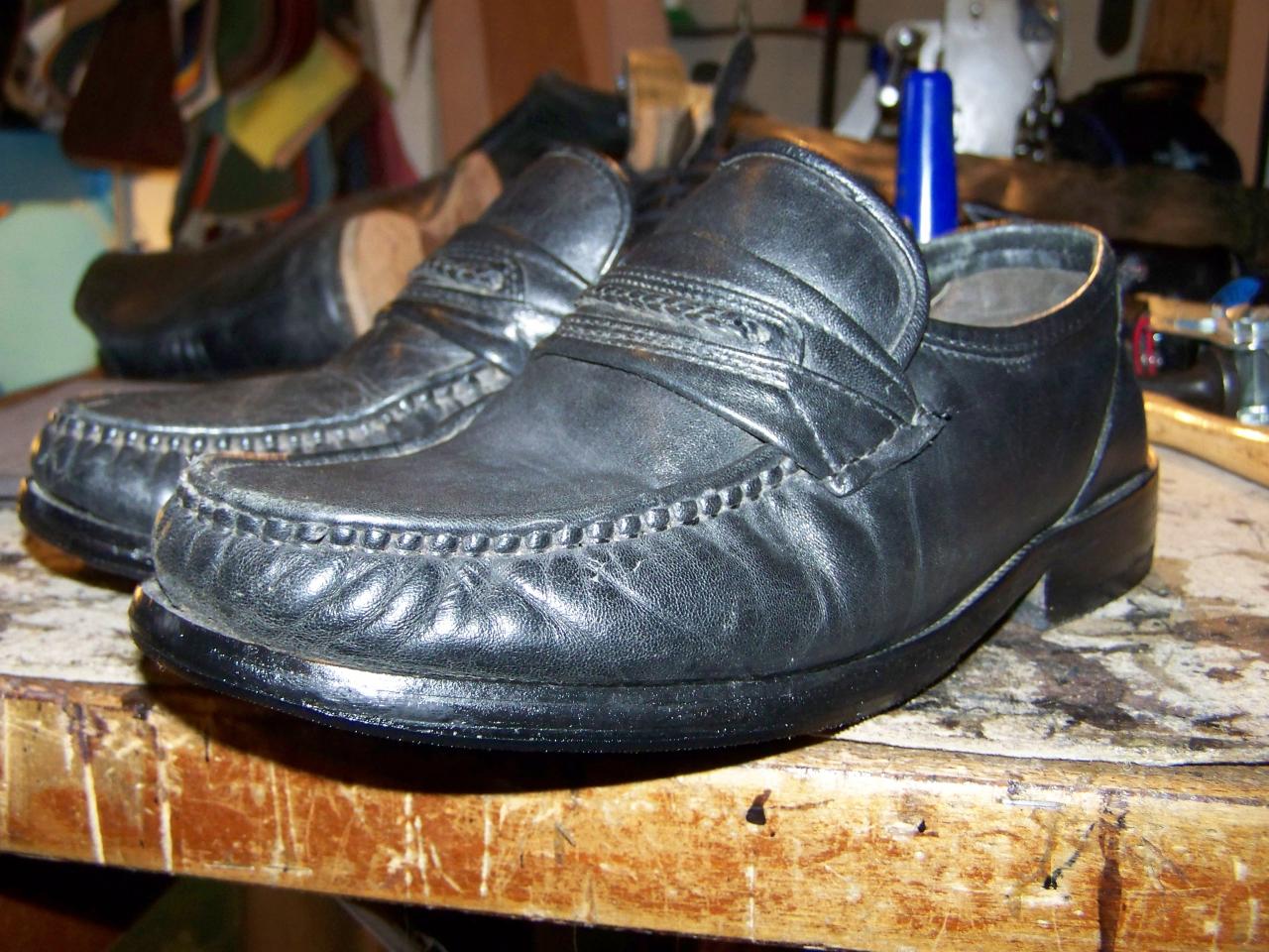 mocassin cuir homme